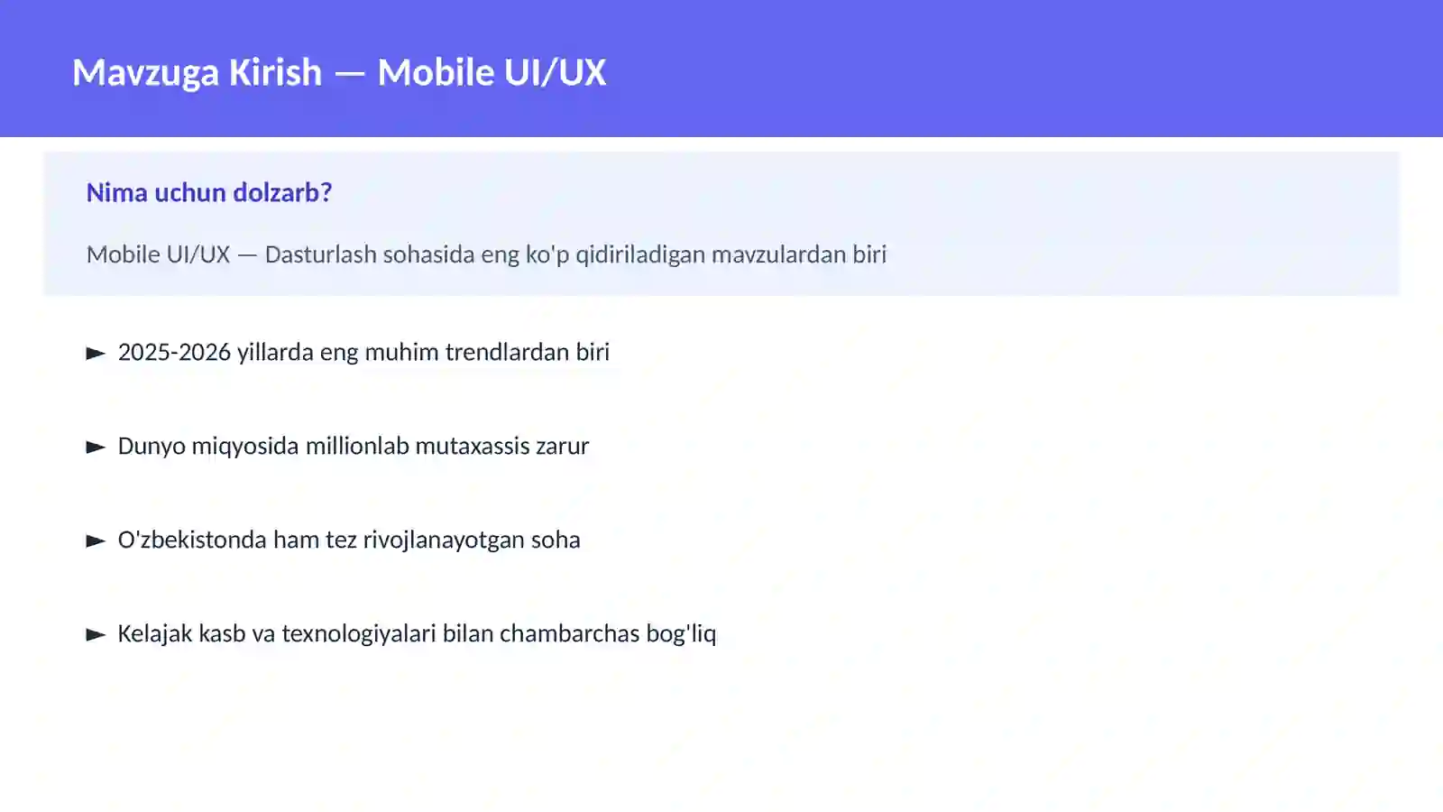 Mobile UI/UX 2
