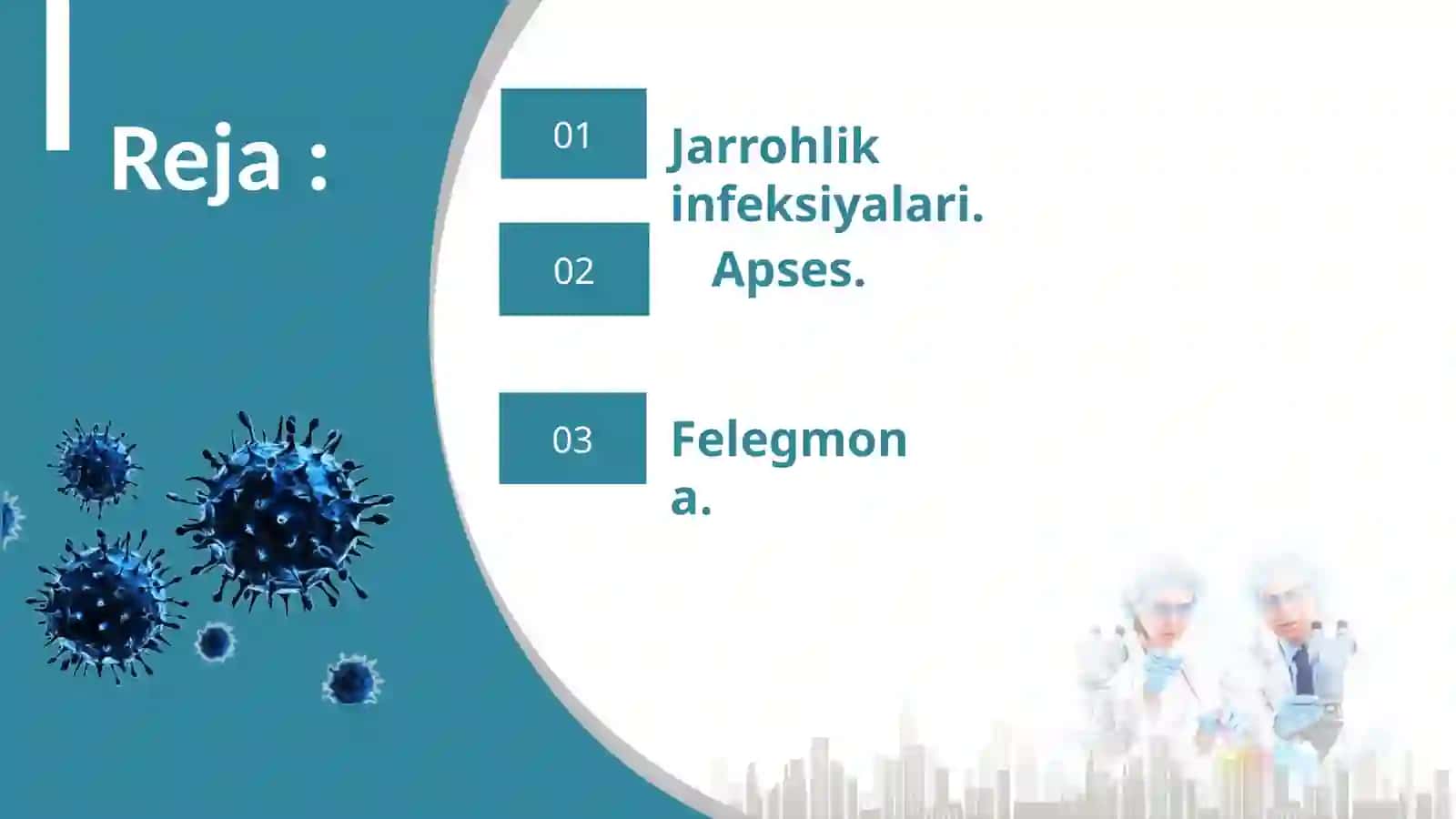 Jarrohlik infeksiyalari, abses va flegmona 2