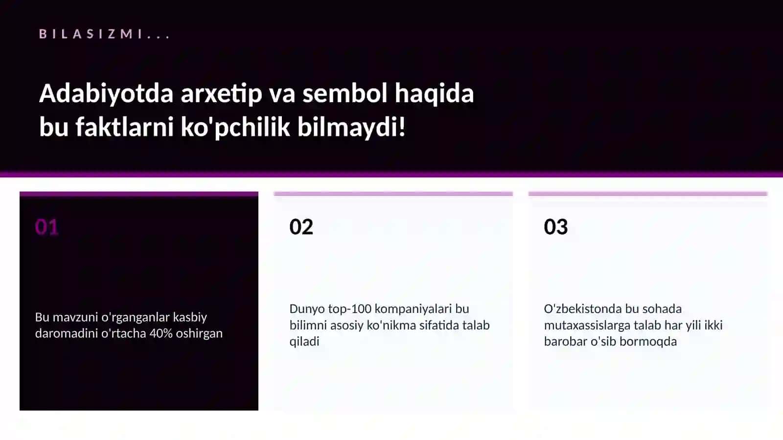Adabiyotda arxetip va sembol 2
