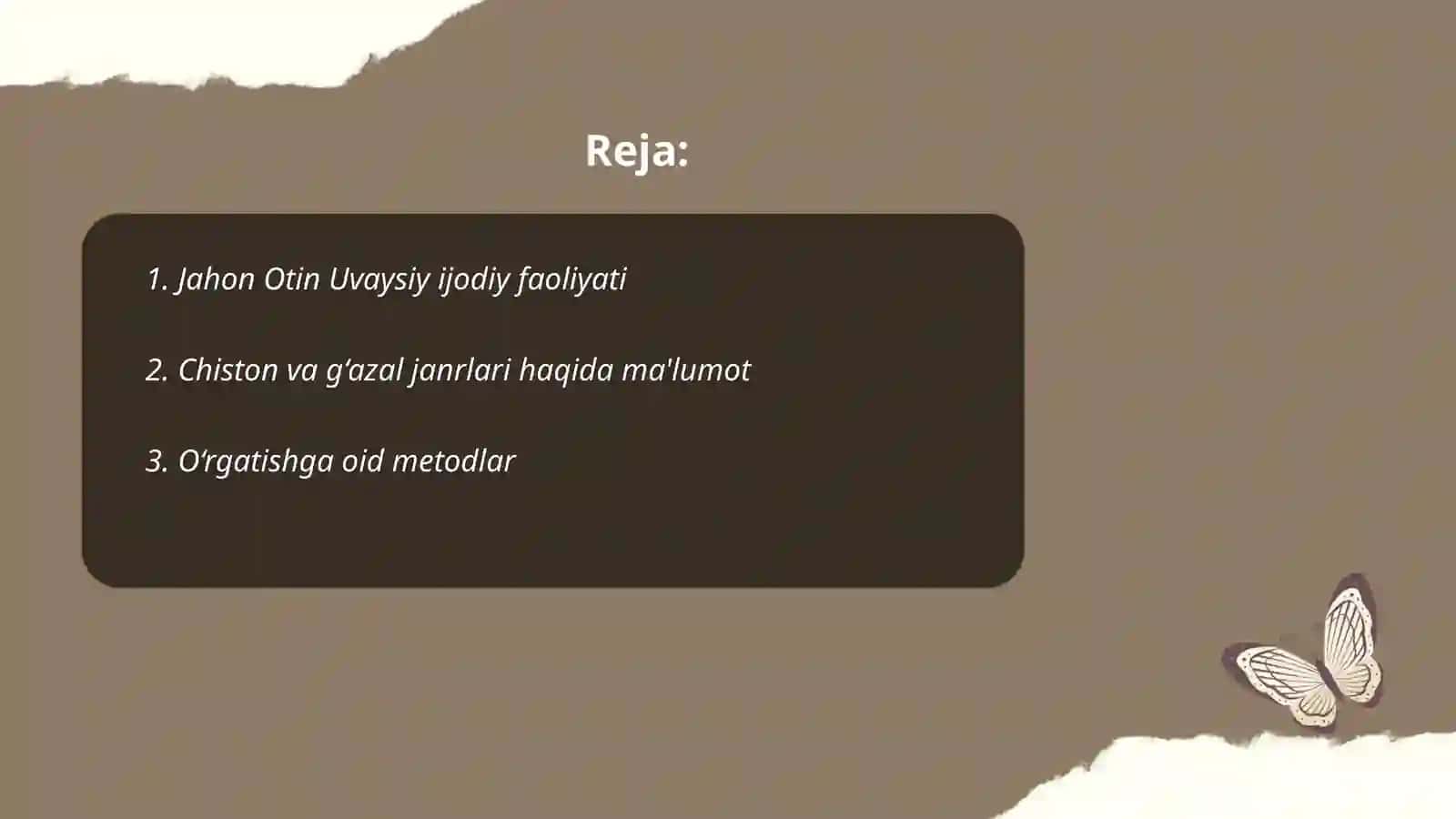 Jahon Otin Uvaysiy chiston va g‘azallarini o‘qitishda o‘quvchilarni lug‘atlar bilan ishlashga o‘rgatish 2