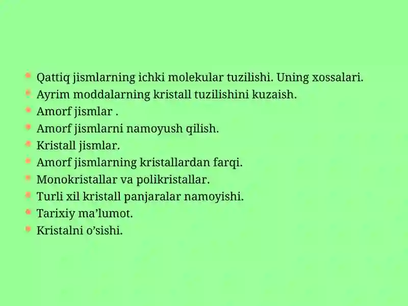 Qattiq jismlar 2