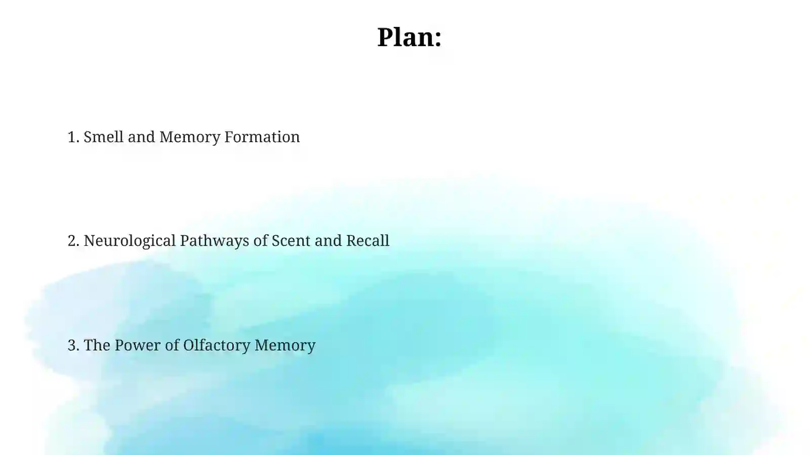 Memory and Smell 2
