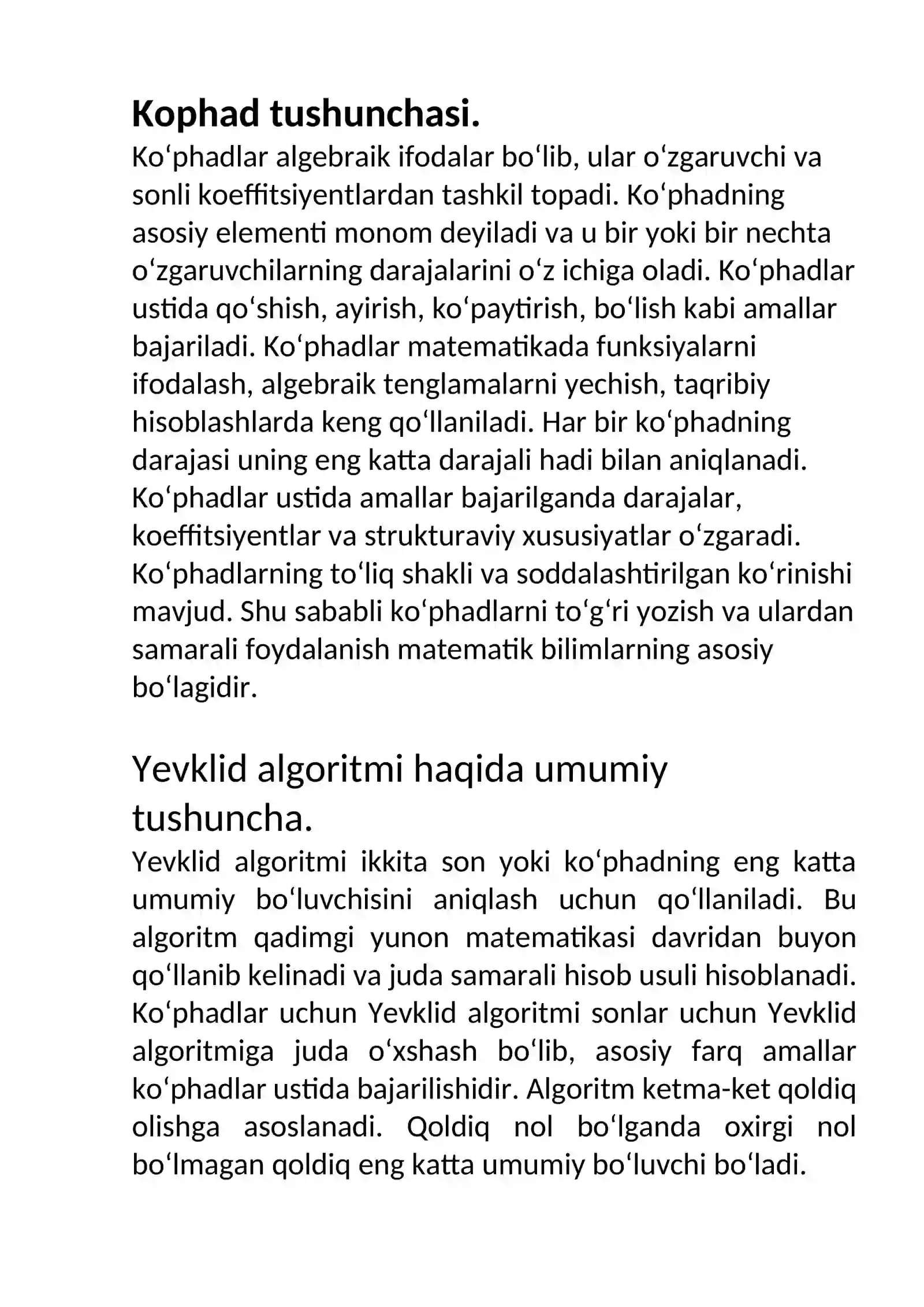 CHIZIQLI ALGEBRA 2