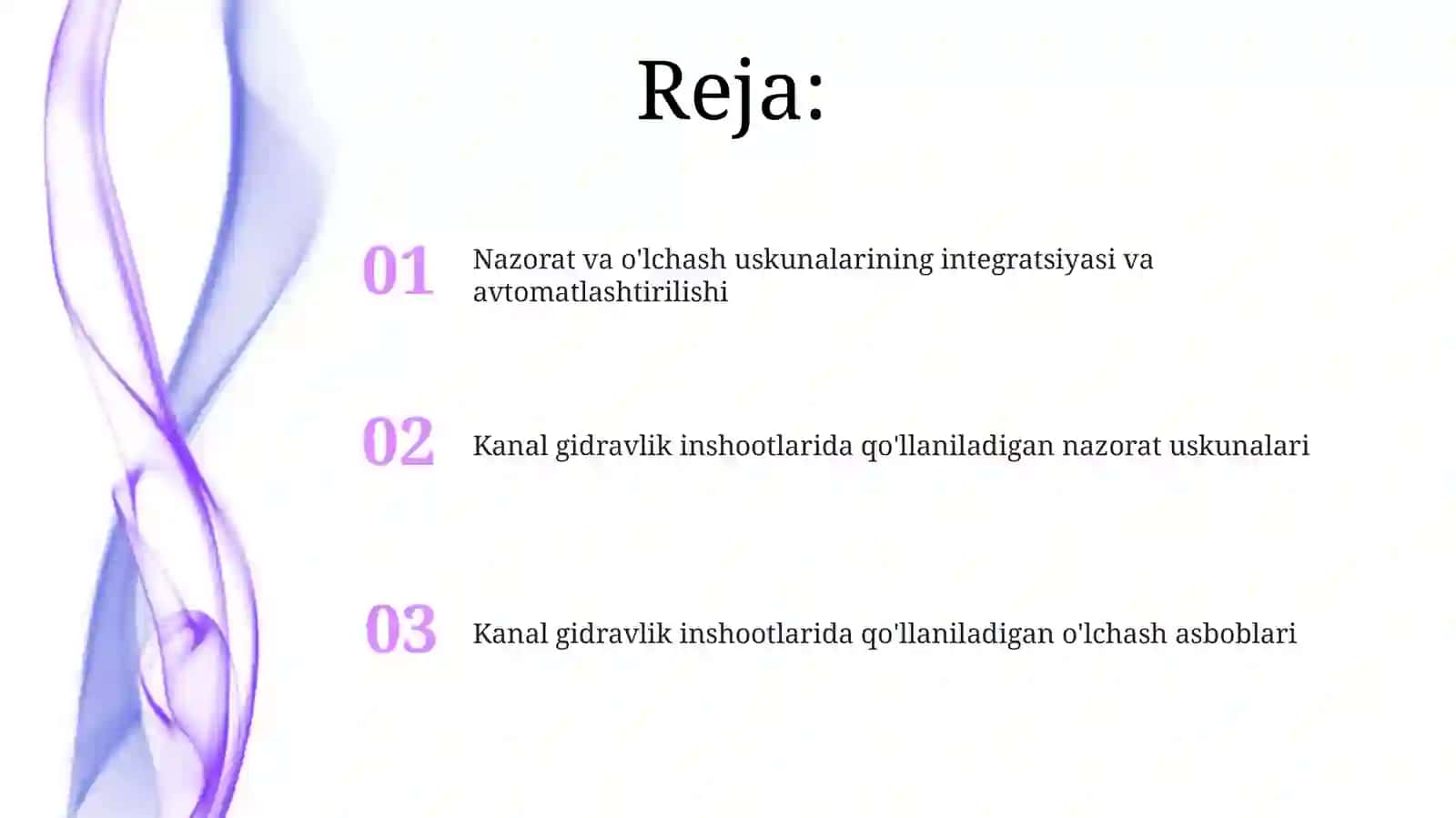 Kanallardagigidrotexnikainshootlaridanfoydalanishdanazoratòlchashapparaturasi 2