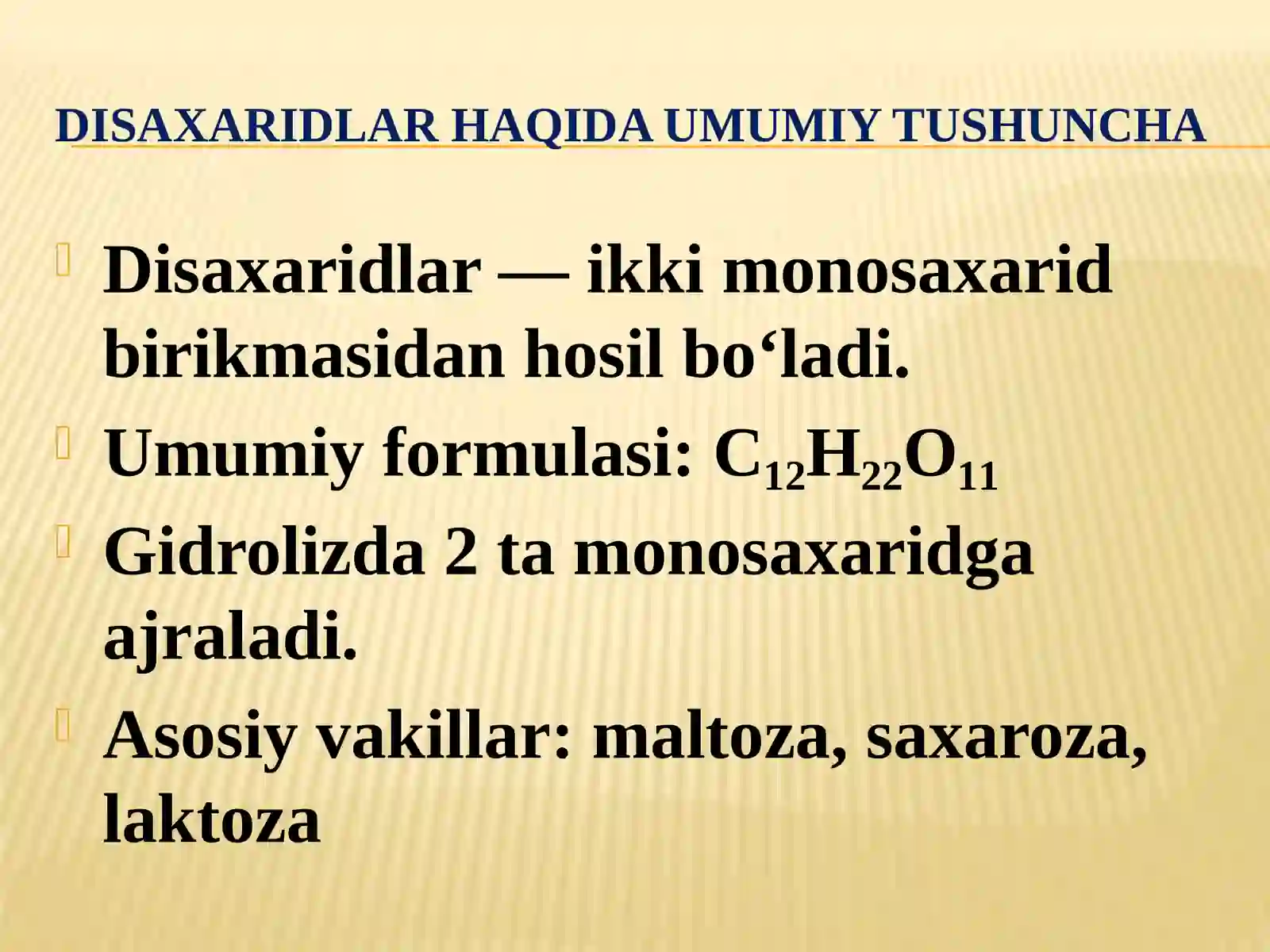 Disaxaridlar: Maltoza va Saxaroza 2