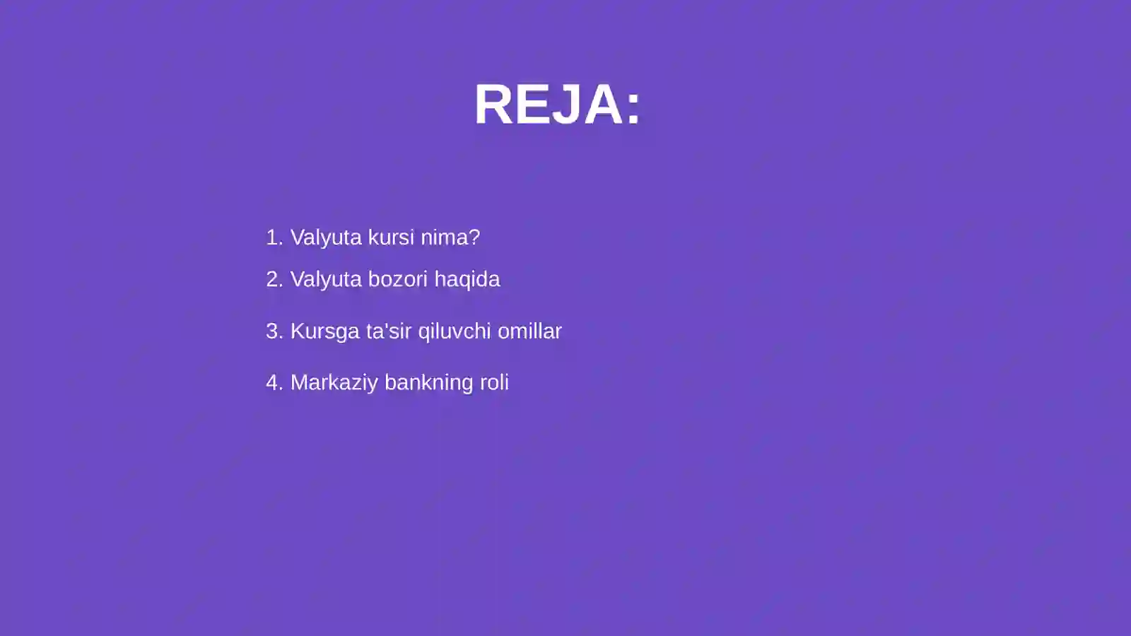 Valyuta kursi 2