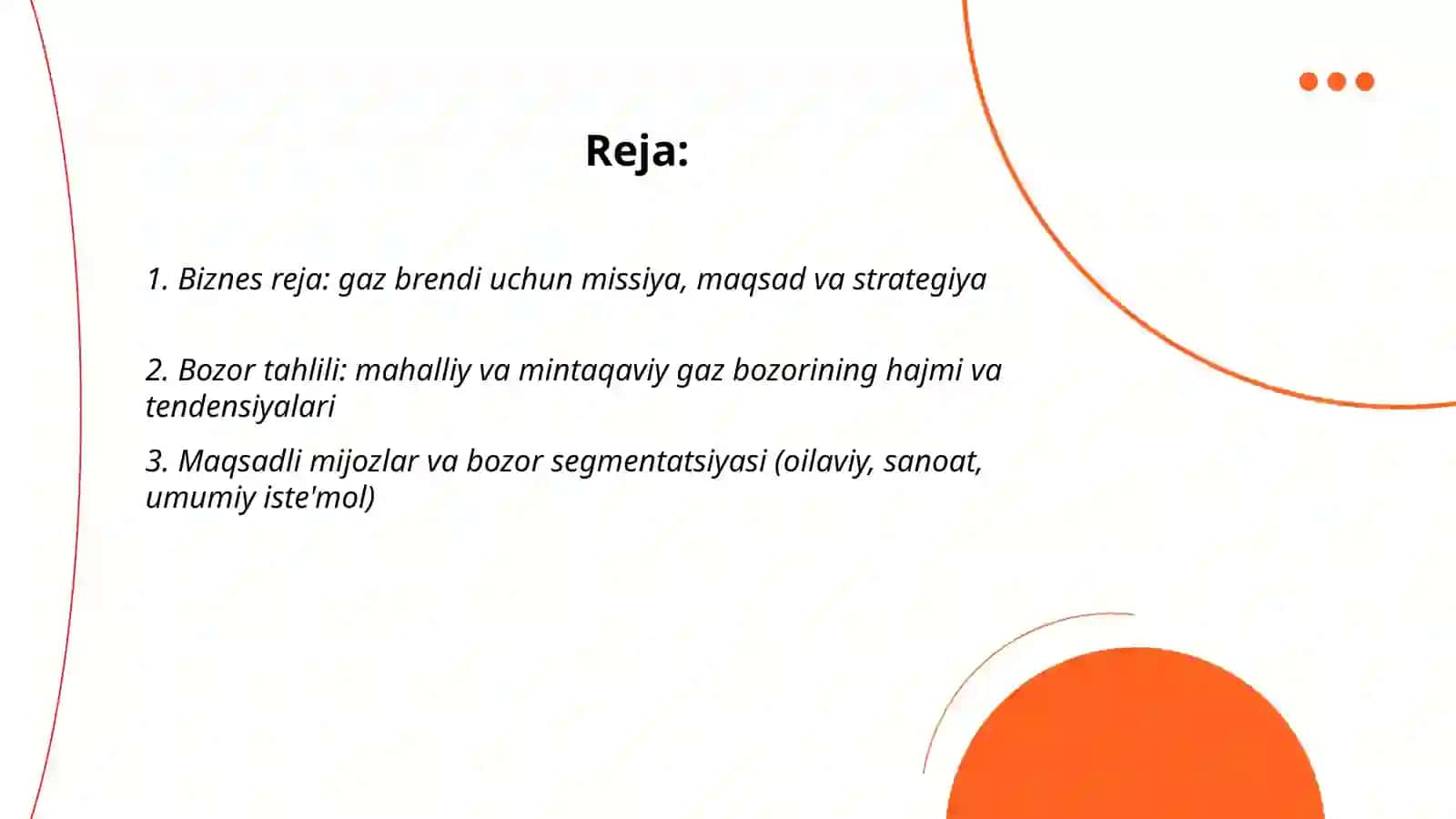 Biznes reja yaratish. Eng sifatli gaz markasi qanday aniqlanadi? 2