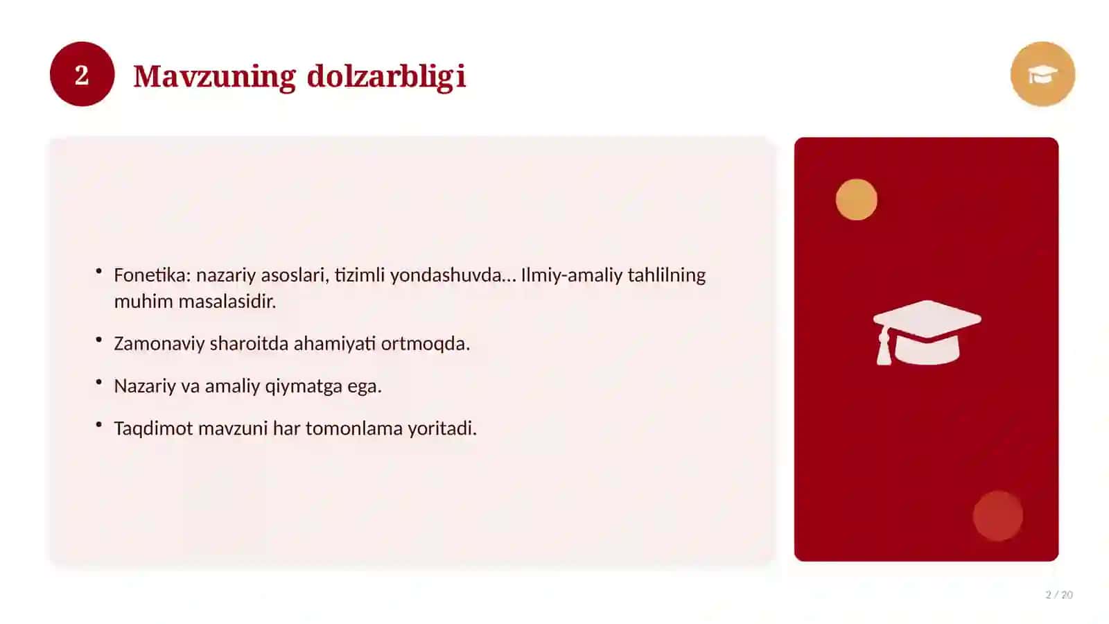 Fonetika: nazariy asoslari, tizimli yondashuvda (Kurs ishi) 2