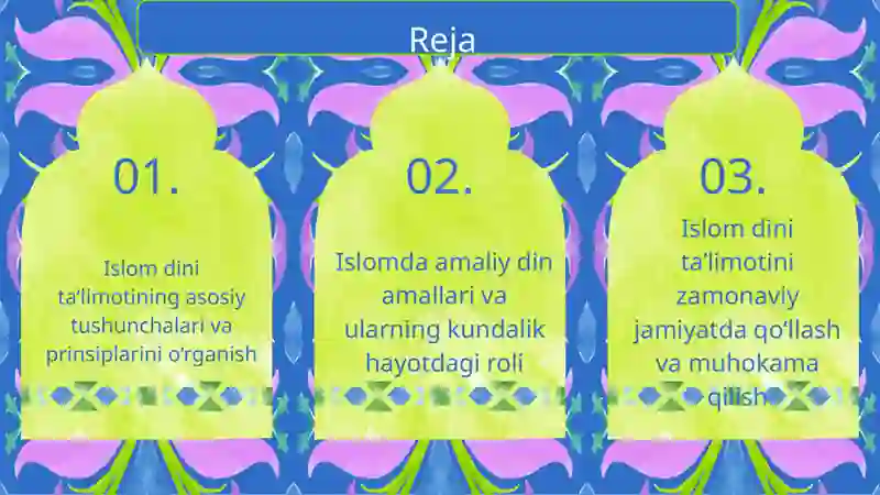 Islom dini taʼlimoti 2