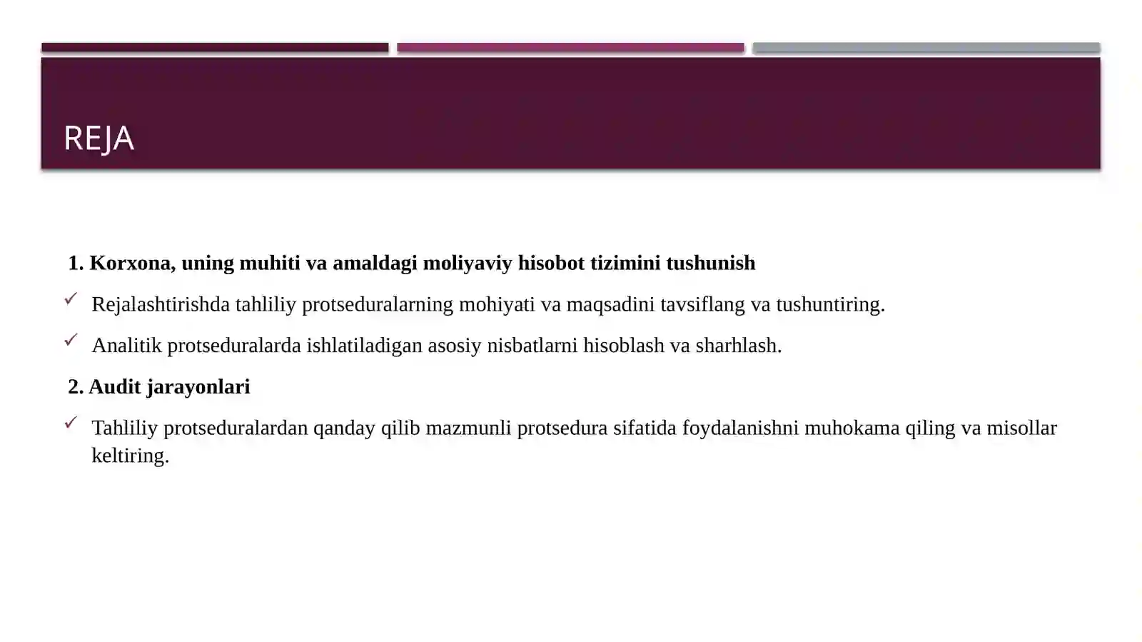 Audit and assurance II 2