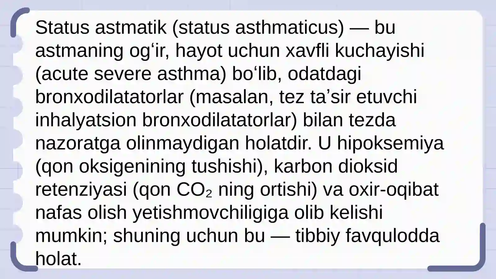 Asmatik status 2