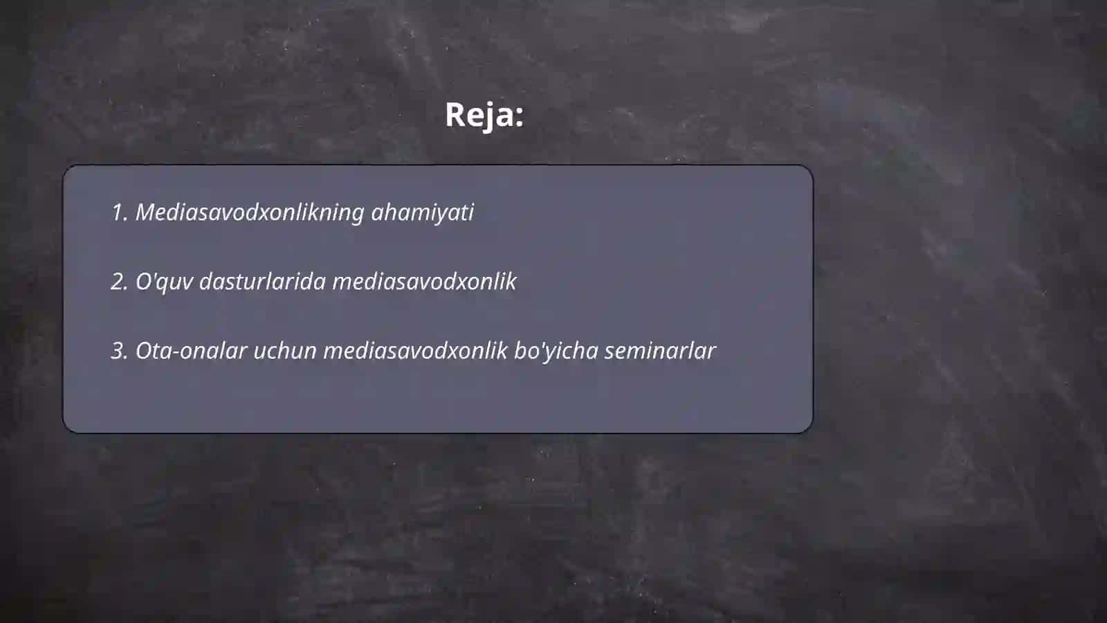 Mediasavodxonlikni rivojlantirish yo'llari 2