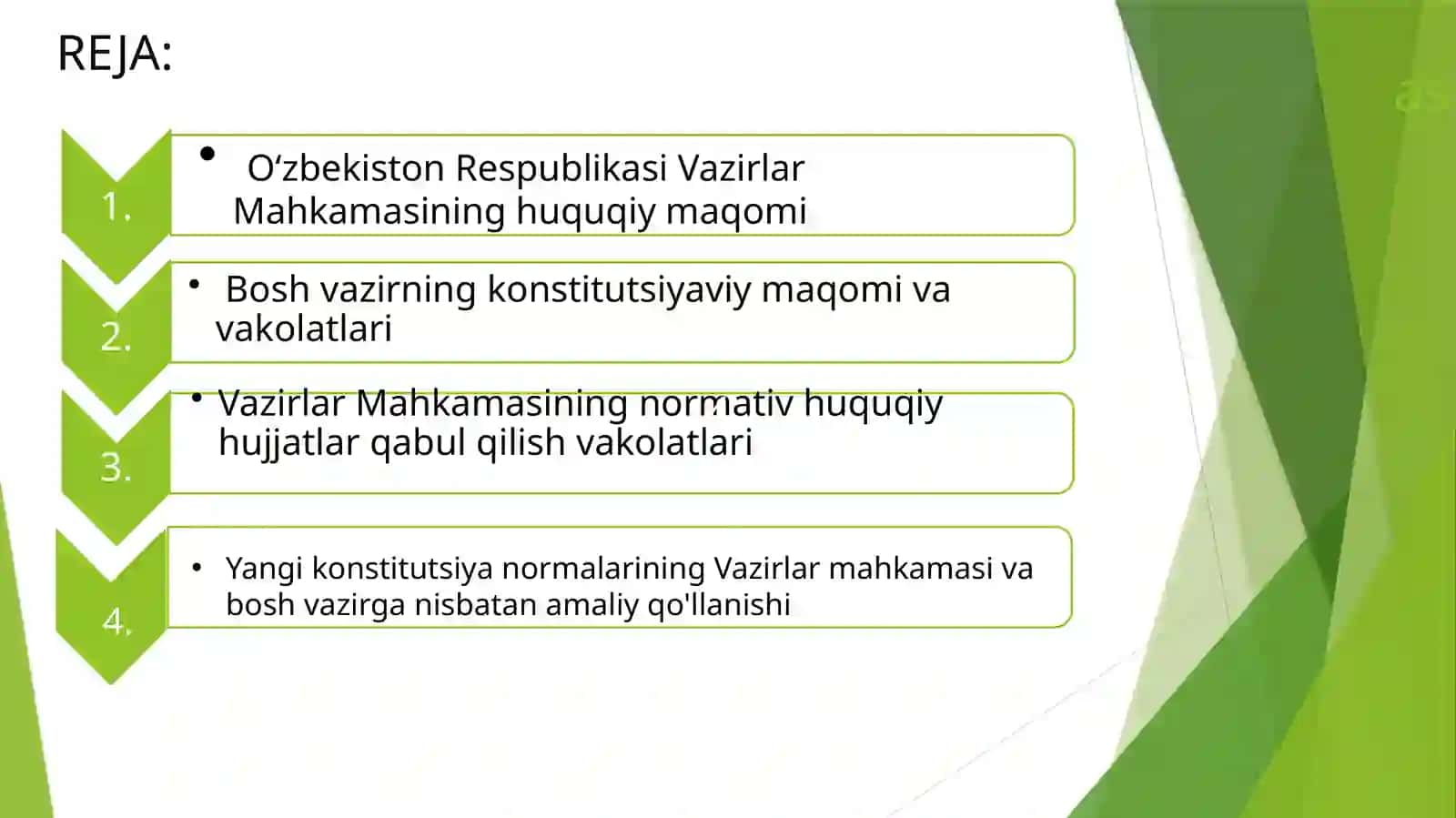 vazirlar mahkamasi va bosh vazir 2