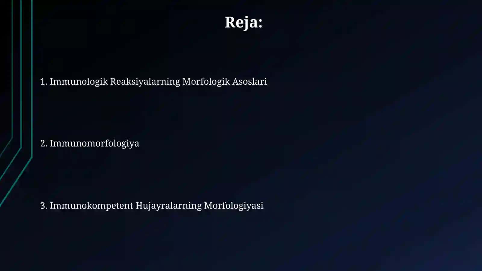 Immunologik Reaksiyalarning Morfologik Asoslari 2