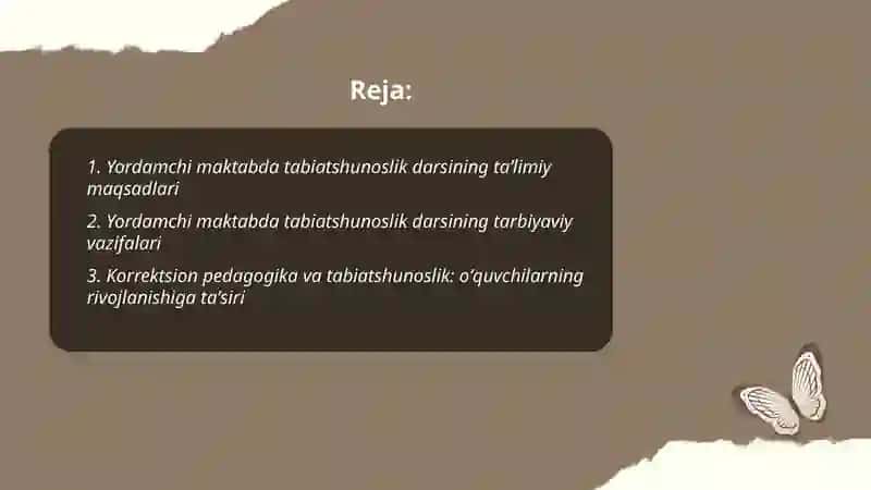 Yordamchi maktabda tabiatshunoslikni oʻqitishni taʼlimiy, tarbiyaviy, korreksion ahamiyati 2