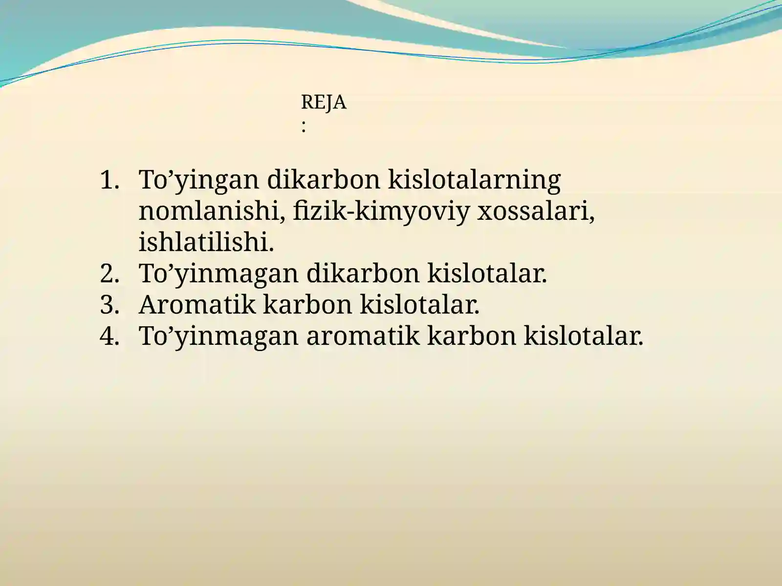 Ikki asosli karbon kislotalar 2
