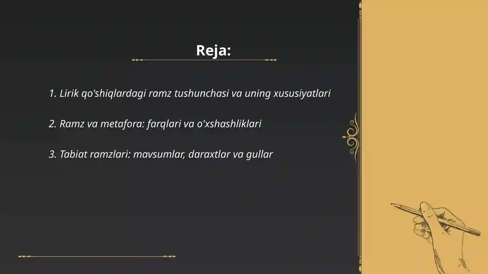 Lirik qo’shiqlardagi ramzlar va ularning turlari 2