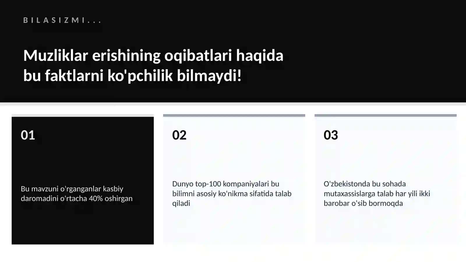 Muzliklar erishining oqibatlari 2