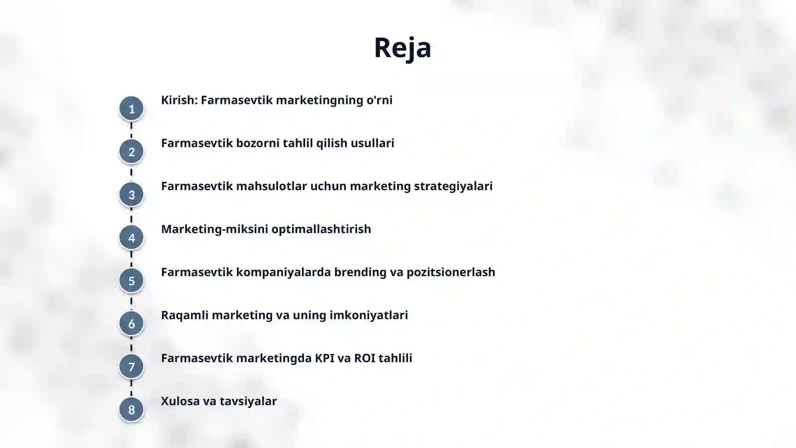 Farmasevtik korxonalarida marketing tizimini tashkil etish 2