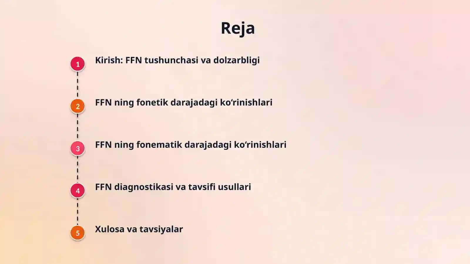 Fonetik-fonematik nutq buzilishini (FFN) turli darajadagi ko‘rinishlari va tavsifini tahlil qilish 2