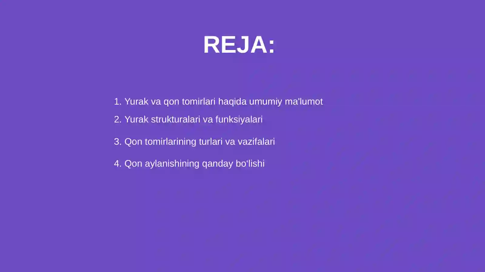 Yurak qon tomirlari 2