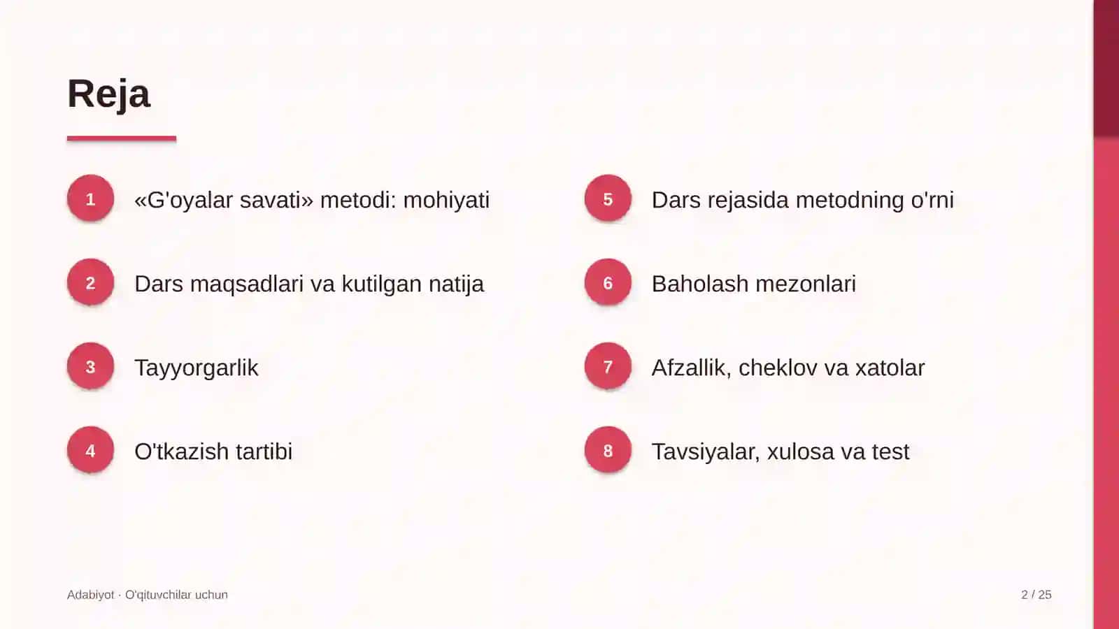 adabiyot darslarida g'oyalar savati metodidan foydalanish 4737 2