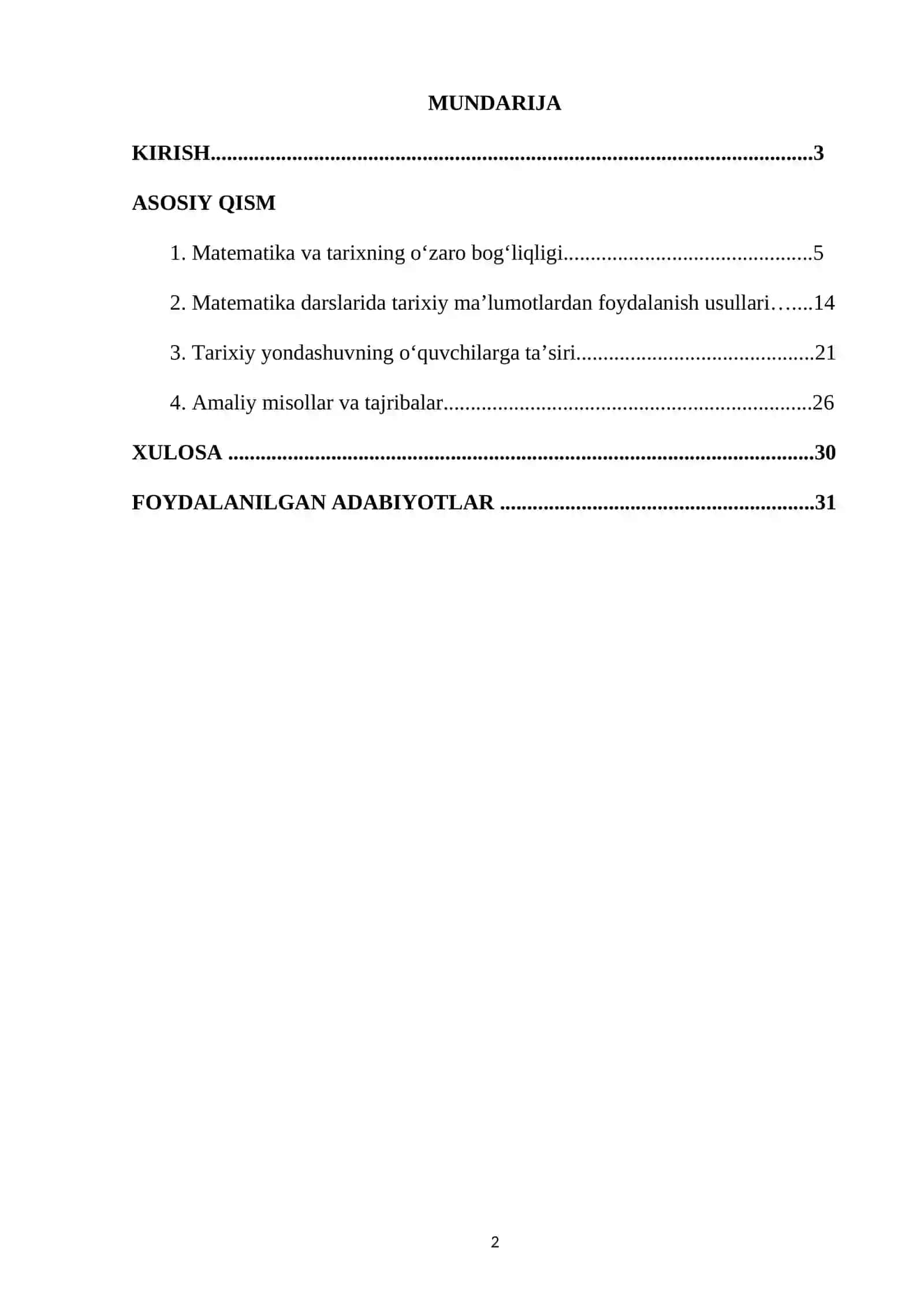Matematika oqitishda tarix ma'lumotlardan foydalanish 2