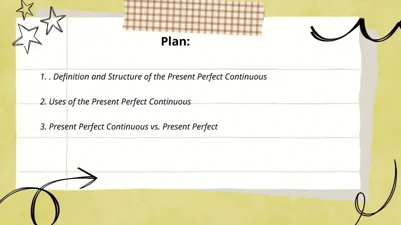 Present perfect continuous 2