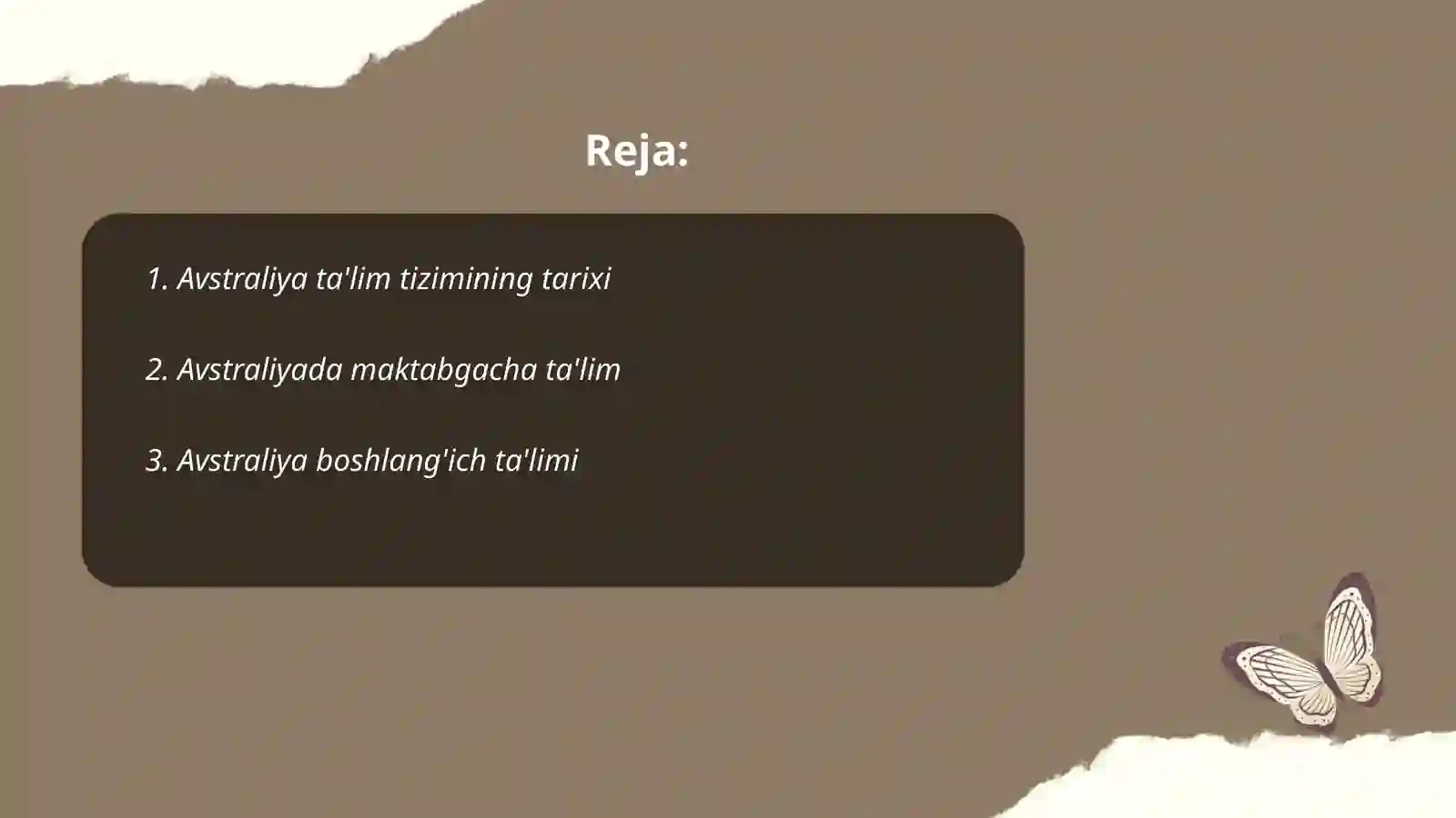 Avstaraliya ta'lim tizimi 2