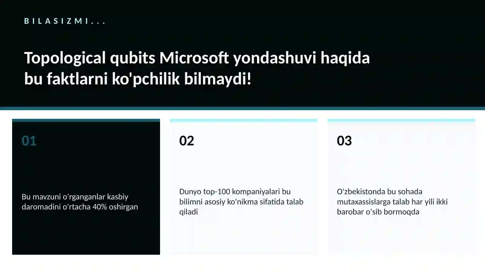 Topological qubits Microsoft yondashuvi 4