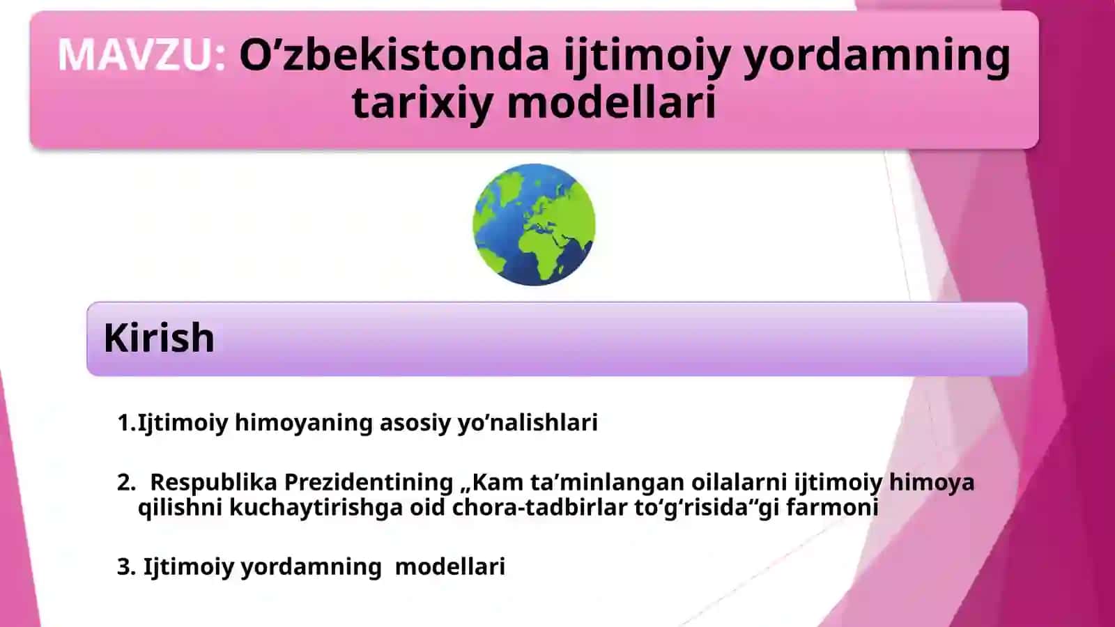 O’ZBEKISTONDA IJTIMOIY YORDAMNING TARIXIY MODELLARI 2