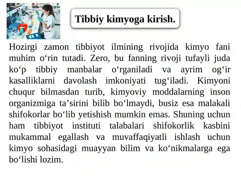 Tibbiy kimyo 2