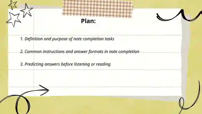 Note completion tasks 2