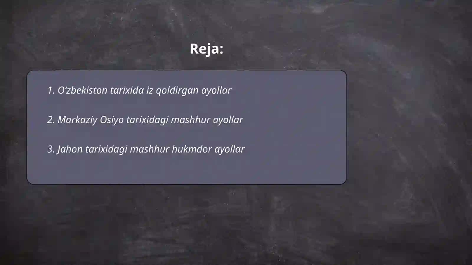 Tarixda iz qoldirgan ayollar 2