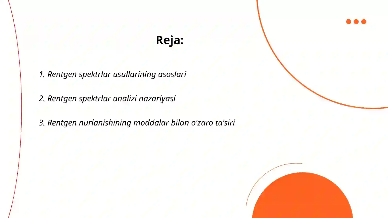 Rentgen spektrlar usullar 2