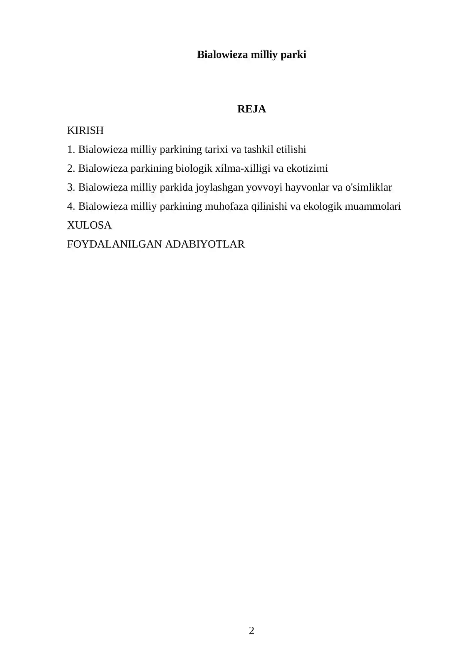 Bialowieza milliy parki 2