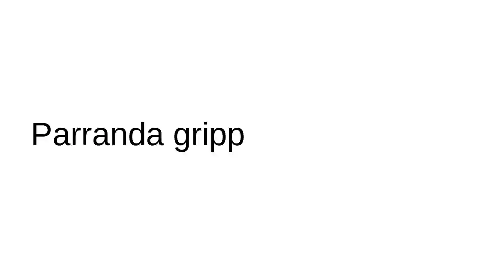 Cho’chqa va parranda grippi 2
