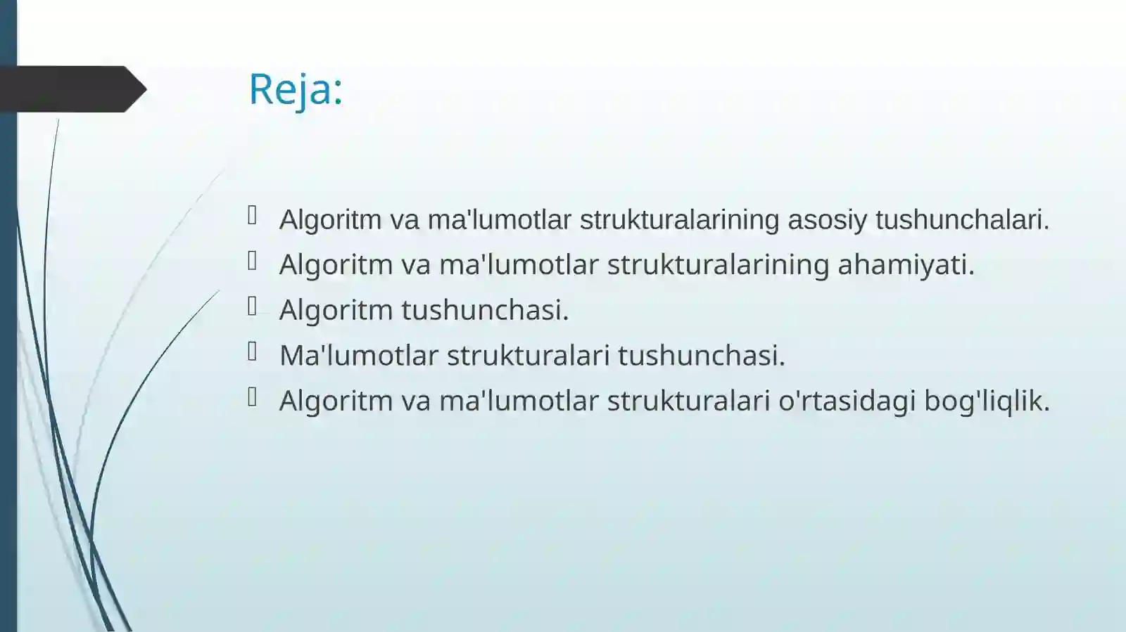 ALGORITM VA BS TUSHUNCHASI 2