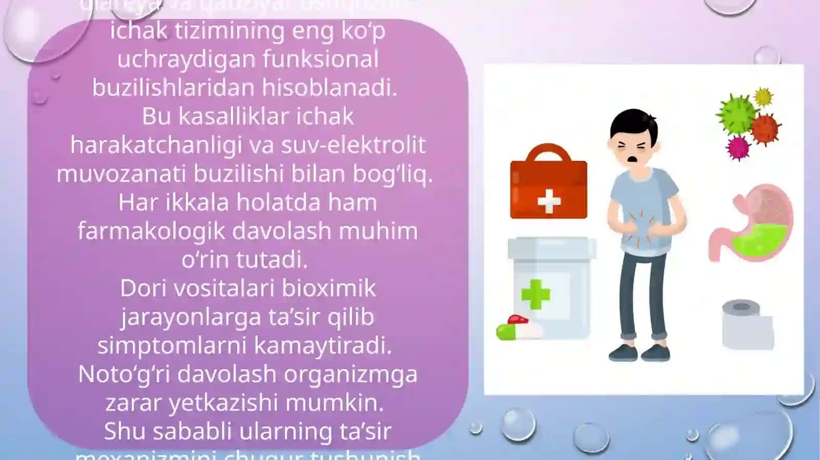 Diareya va qabziyat 2