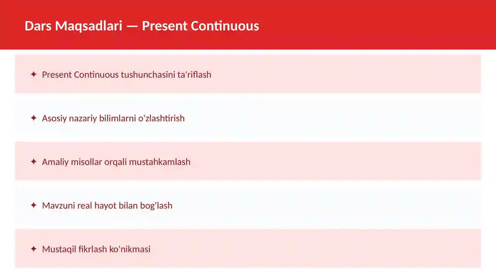 Present Simple 2