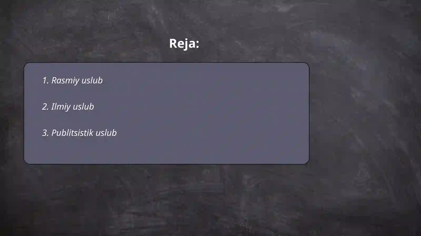 Nutqning uslubiy turlari 2