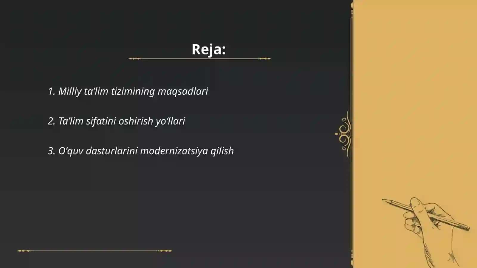 Milliy taʼlim tizimi va uning yangi komponentlari 2