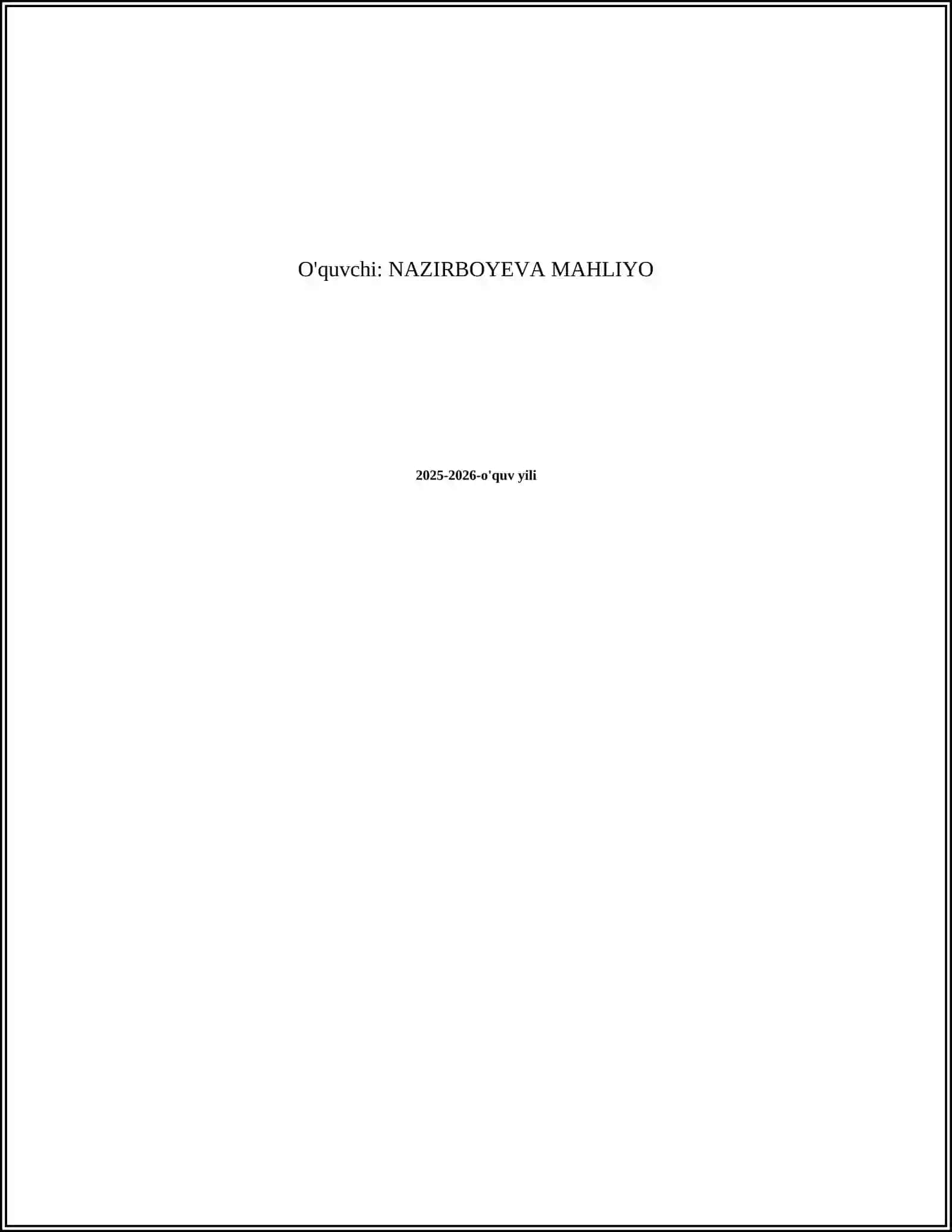 MATEMATIKA VA UNI O`QITISH METODIKASI FANIDAN SONT (5-SEM) 2