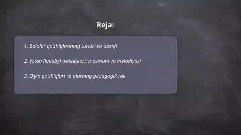 Bolalar qoʻshiqlari 2