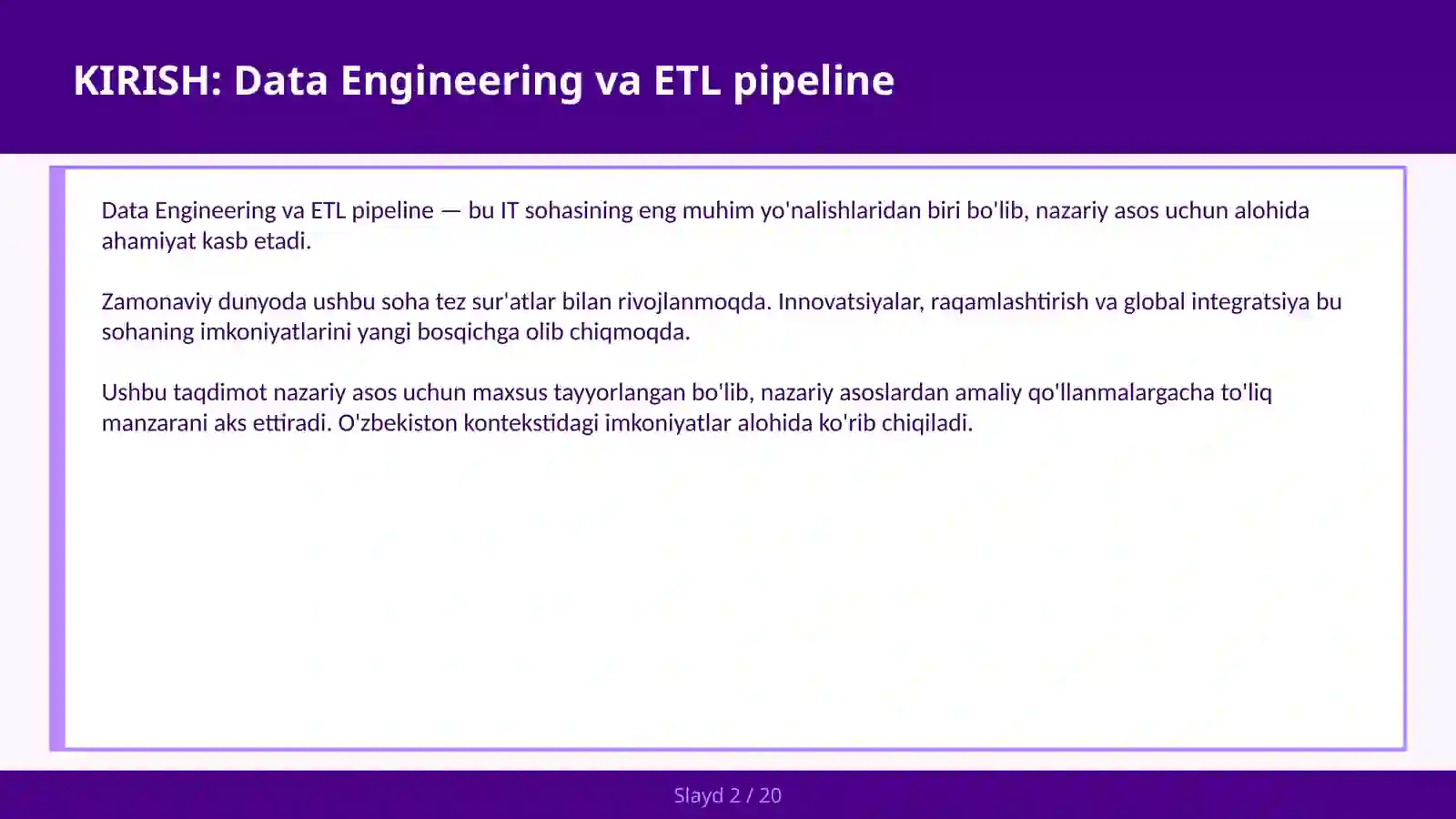 DATA ENGINEERING VA ETL PIPELINE 2