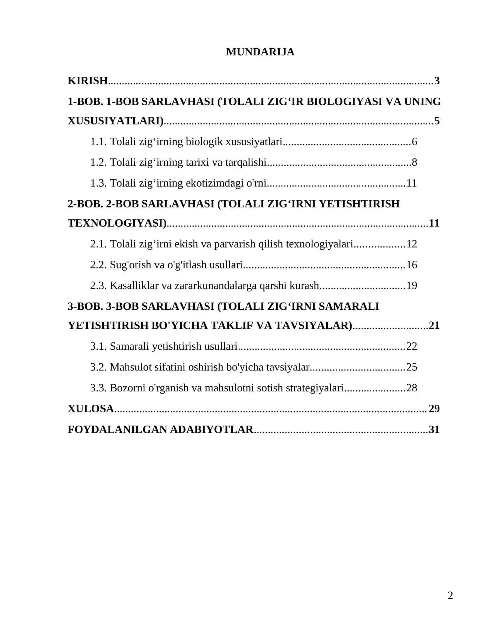 Tolali zigʻir biologiyasi va yetishtirish texnologiyasi 2