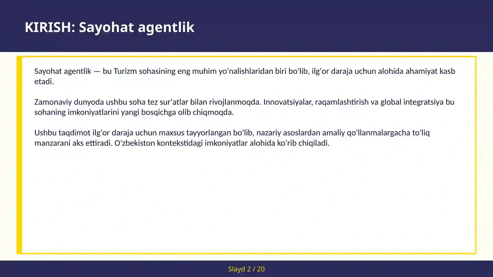 SAYOHAT AGENTLIK 2