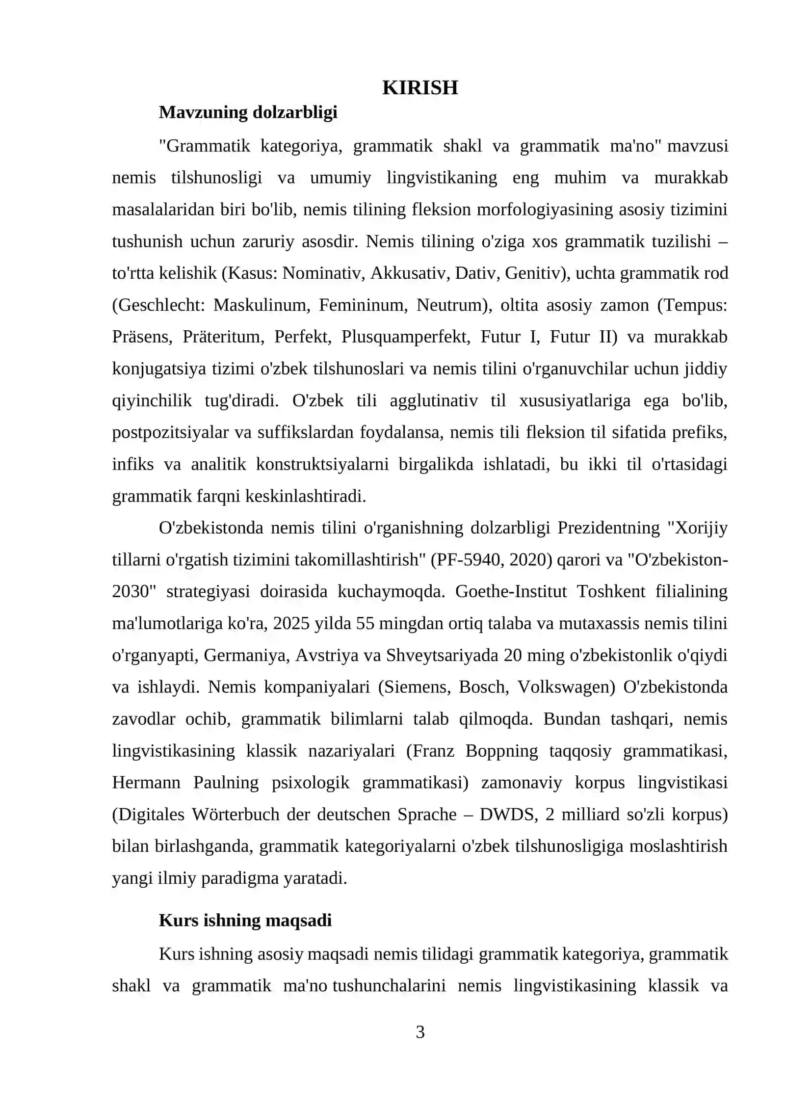 Grammatik kategoriya, grammatik shakl va grammatik ma'no 2