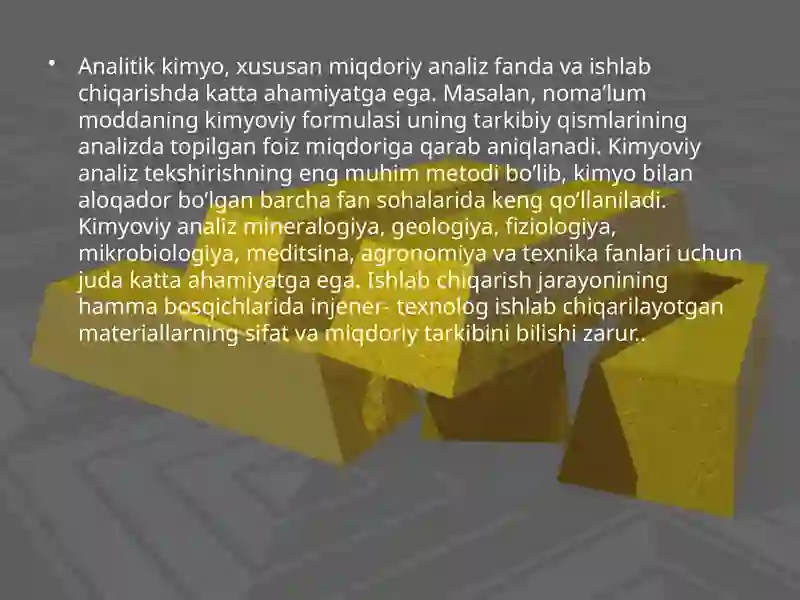 Kimyo Analiz 2