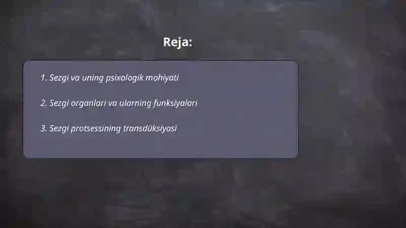 Psixologiya: sezgi va uning qonuniyatlari 2